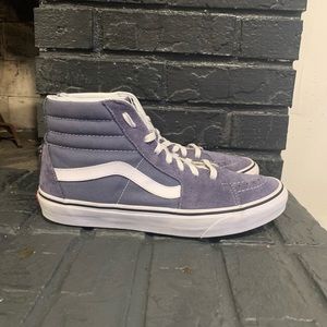 Vans sk8 hi blue ish gray men 10.5 women’s 12